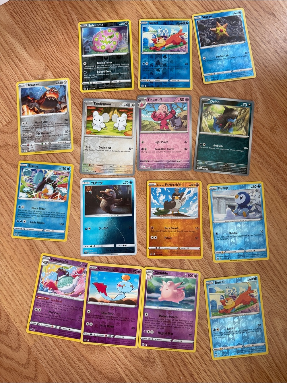 Pokemon Reverse Holo’s